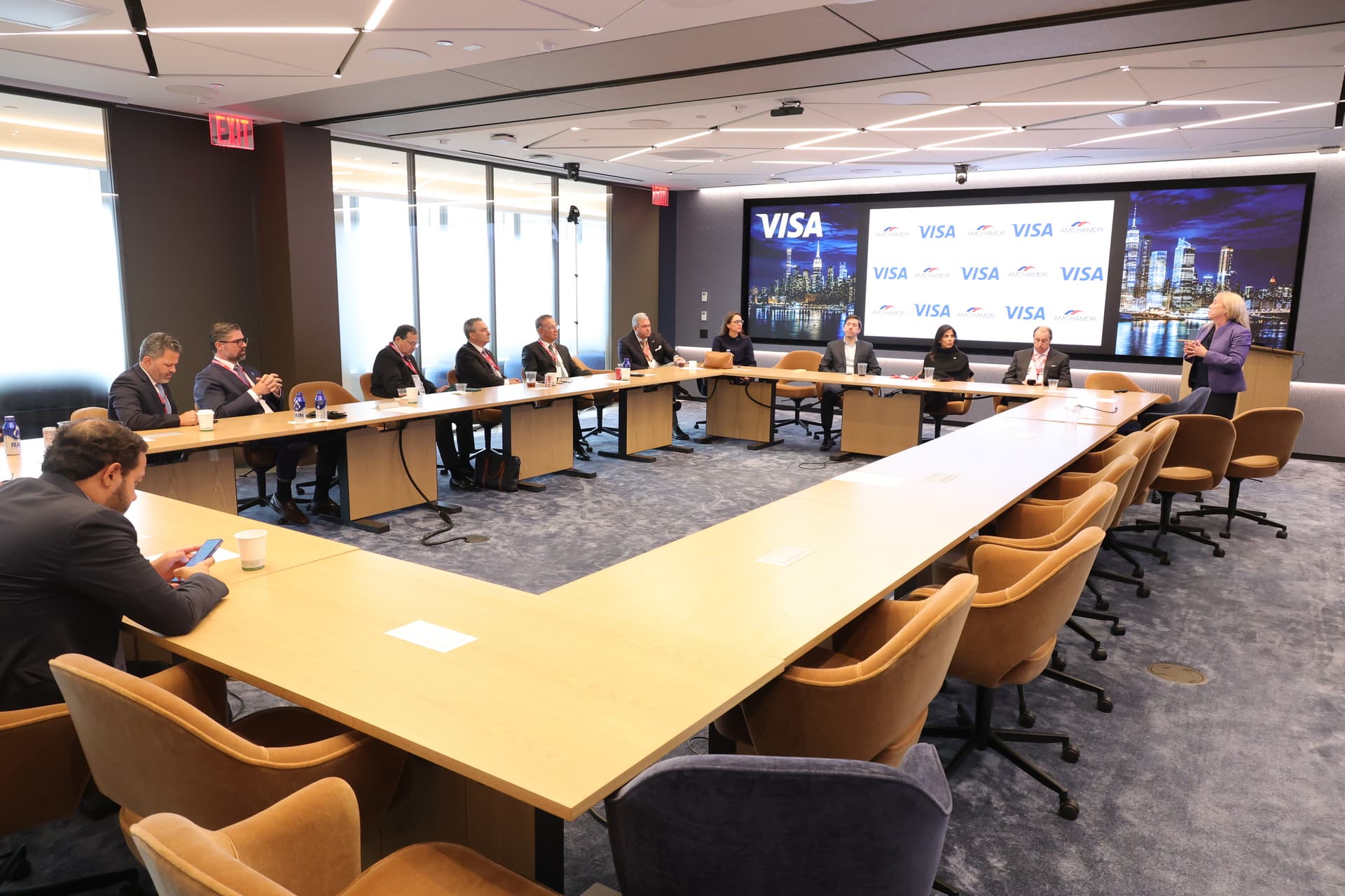 Fotografía 05 de la actividad de AMCHAMDR y Visa en Nueva York